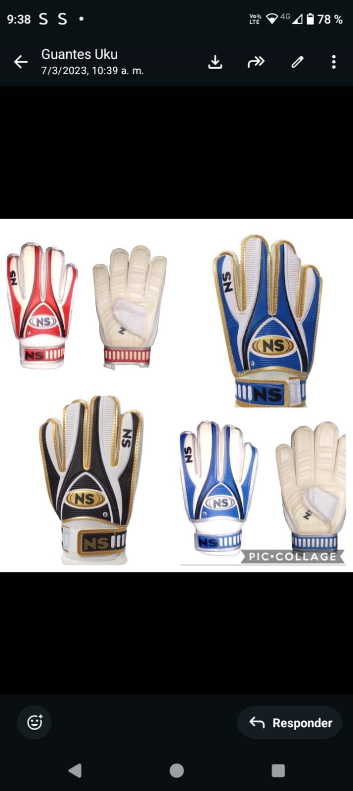 Guantes Arquero